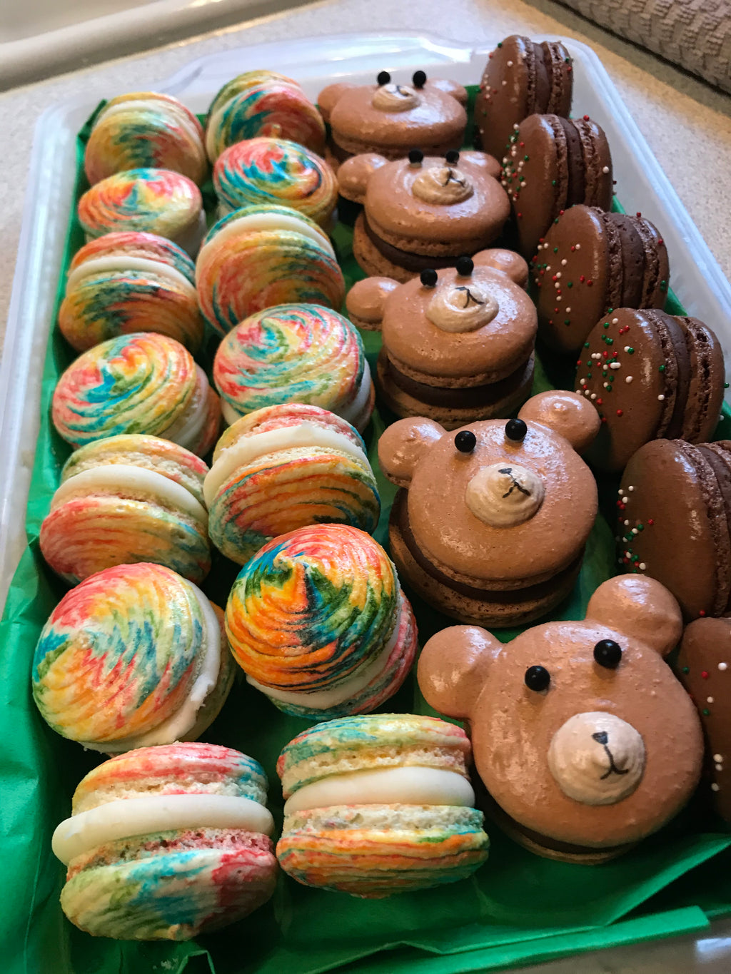 Gormet Stylized Macaroons - Vanilla Shell & Custom Buttercream