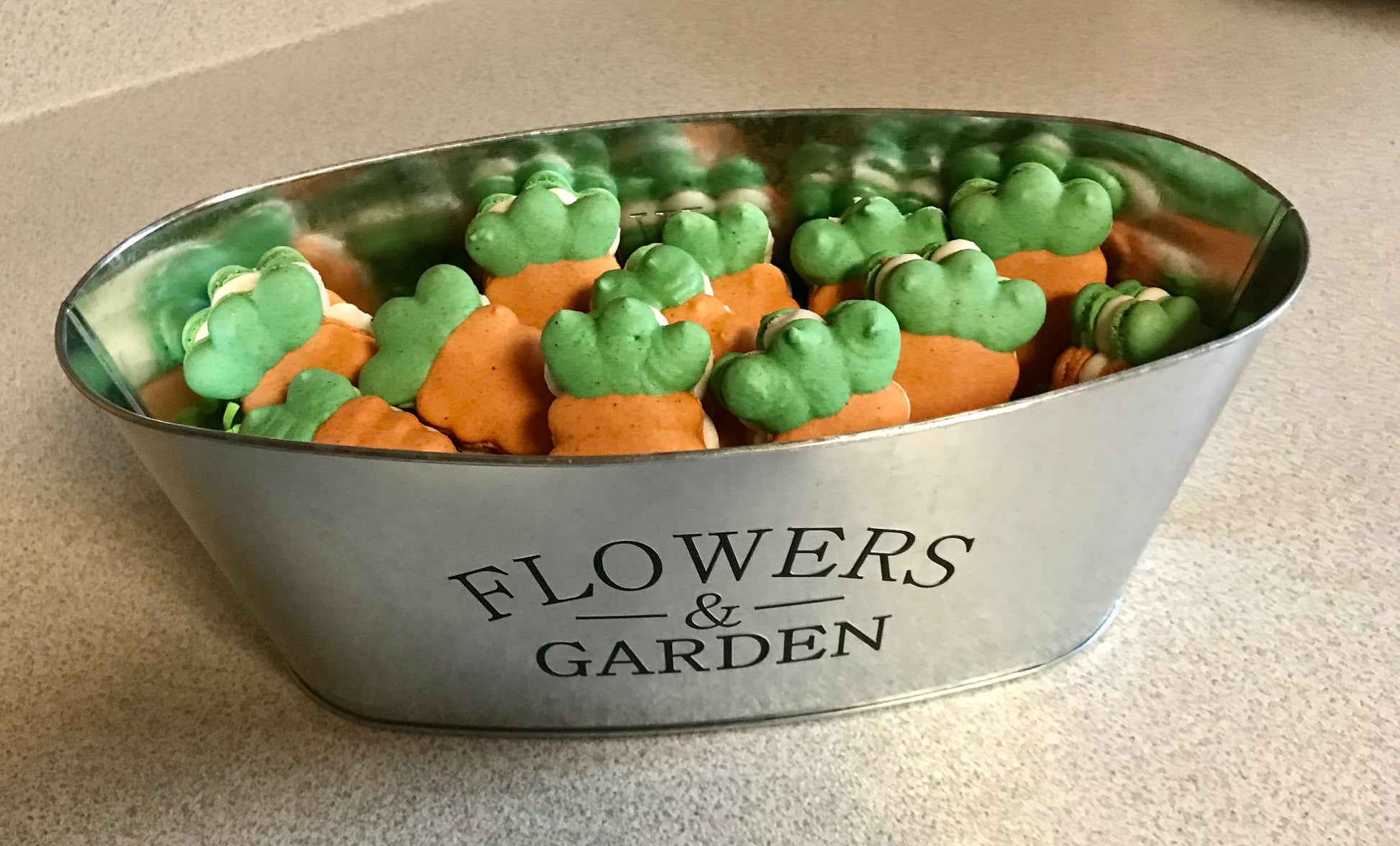 Gormet Stylized Macaroons - Vanilla Shell & Custom Buttercream