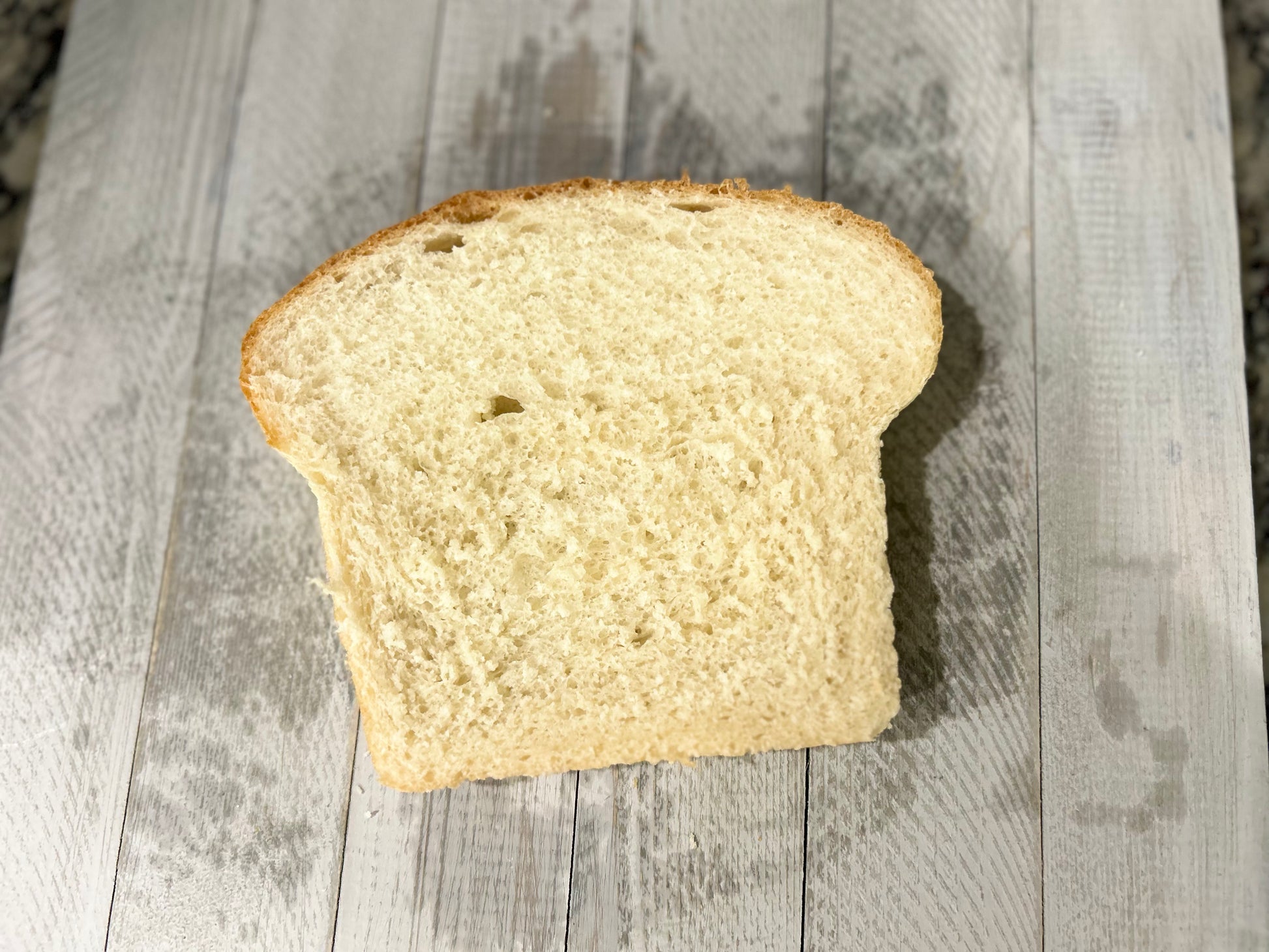 Soft, fluffy sandwich bread made fresh to order—perfect for toast, lunchboxes, and more. No preservatives. Custom-sliced on request.