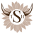 Three Salty Heifers Logo with horns and sunflower abbreviated TSH
